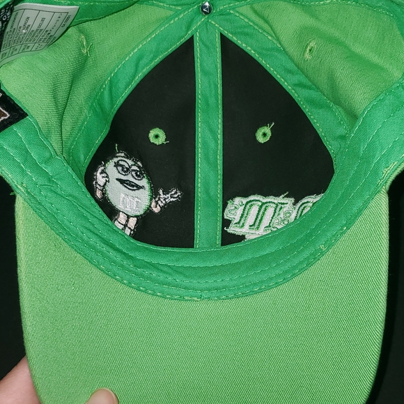 M&M's World New York Green Black Embroidered Adjustable Hat - Picture 7 of 9